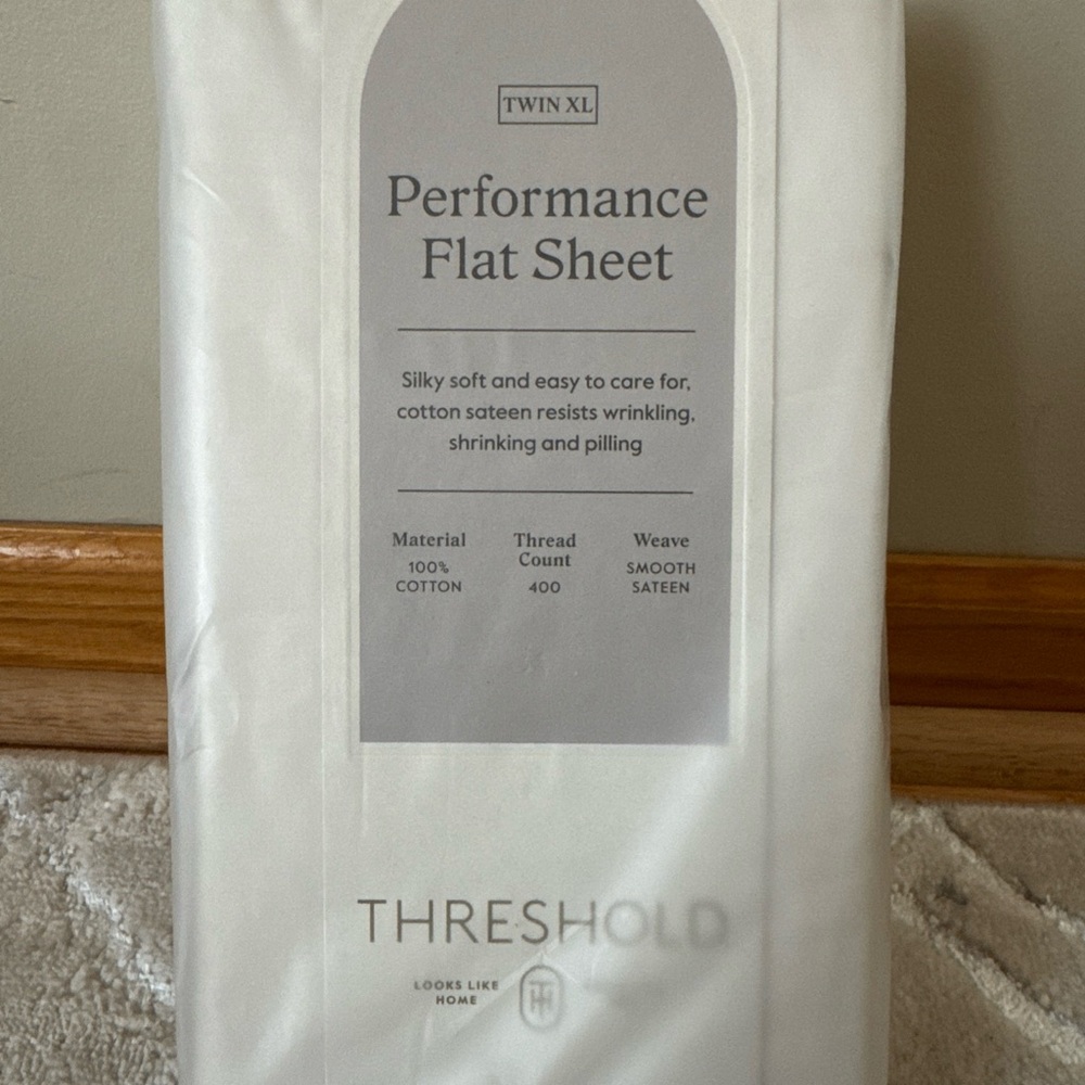 Threshold White Sheet Set Luxurious Bedding